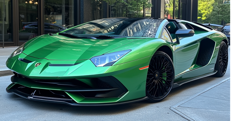 615-auto-rental-atlanta-about-us-page-image-of-green-lamborghini